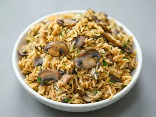 ARROZ CON CHAMPIÑONES