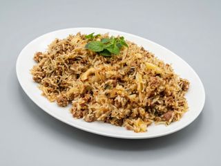 ARROZ CON CORDERO MOLIDO 