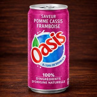 Oasis Manzana Grosella Negra Frambuesa lata 33cl.