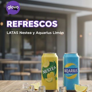 LATAS Nestea y Aquarius Limón