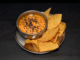 Hummus de pimiento asado