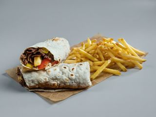 Chicken kebab & Chips 