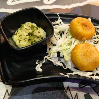 Mochi queso frito