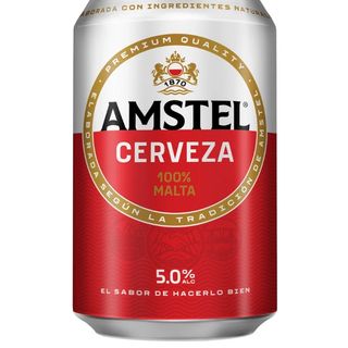 Lata de Cerveza Amstel