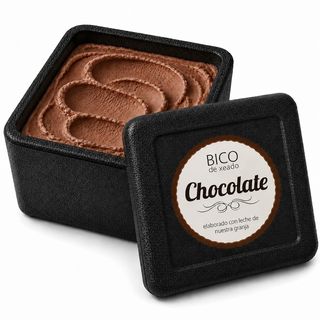 Cubo Helado Chocolate- Bico de Xeado