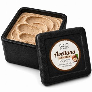 Cubo Helado Avellana sin azúcar - Bico e Xeado
