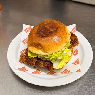 Hamburguesa Fried Chicken Teriyaki