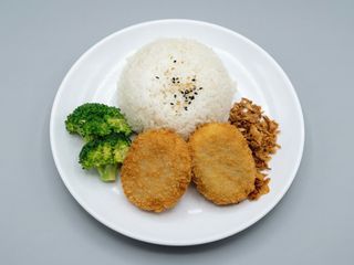 ARROZ CHASHU CON KOROKKE