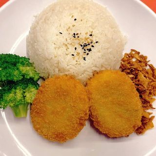 ARROZ CHASHU CON KOROKKE