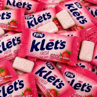 Chicle Klets fresa SIN AZUCAR (por unidad)