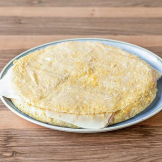 Tortilla jamón York y queso