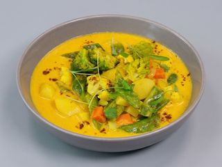 Curry de verduras 