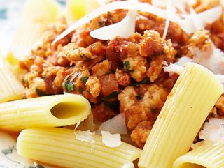 Macarrones boloñesa