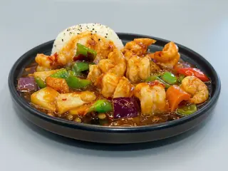 42 Arroz con gamba picante 