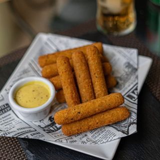 Palitinhos de mussarela (Patitos de queso)