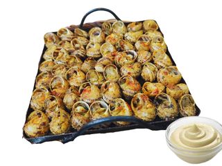 Caracoles "a la llauna"