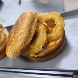 Hamburguesa gourmet de calamar