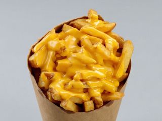 Patatas Fritas Con Queso