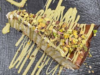 Tarta de queso con piatacho