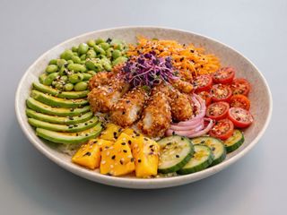 Poke Bowl Pollo Crujiente