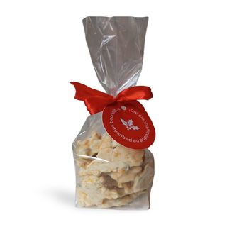 Roquitas de Chocolate Blanco y Pistacho