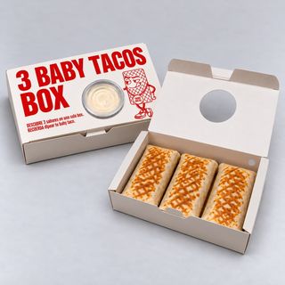 3 Baby Tacos Box