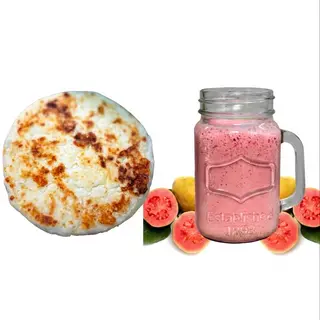 Arepa de queso + Jugo natural