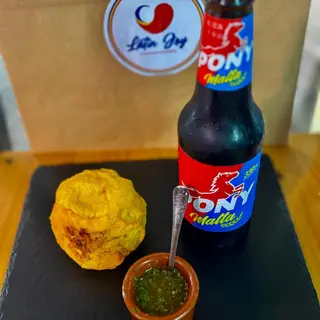 Papa Rellena + Pony Malta