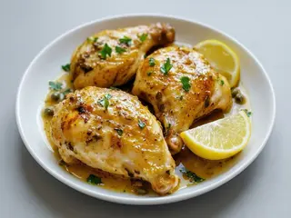 Plato De Pollo Al Ajillo