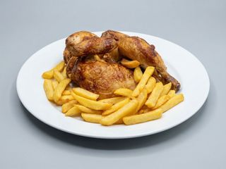 Pollo 1/2 con patatas