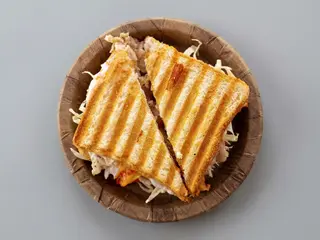Tuna, Cheese and Salad Sandwich