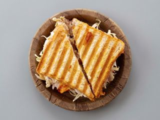 Tuna, Cheese and Salad Sandwich 