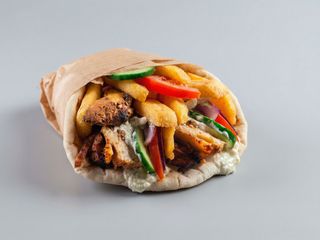 Pita kebab doble 