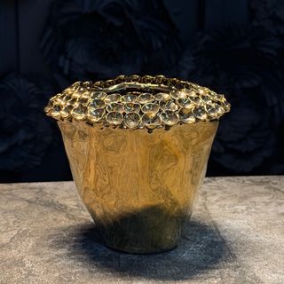 Ceramic jarron gold