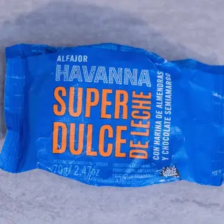 Alfajor Havanna Super Dulce de Leche Sin Tacc