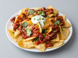 Nachos Con Guacamole
