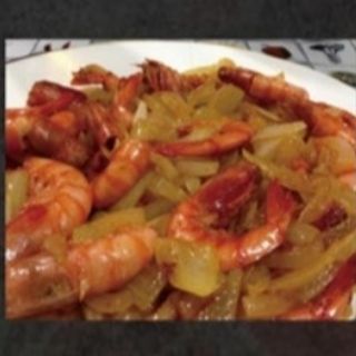 236. Gambas cebolla
