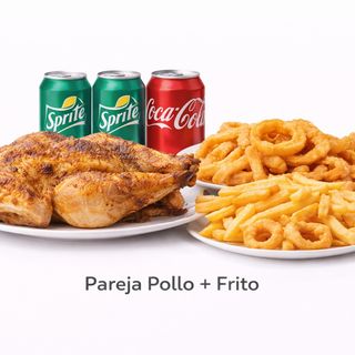 Pareja Pollo + salmorejo