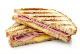 Sándwich De Jamón York Y Queso