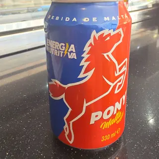Pony malta en lata