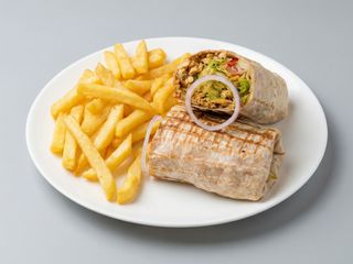 durum con pinchos de pollo