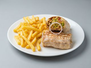 menu durum mixto con carne y pollo