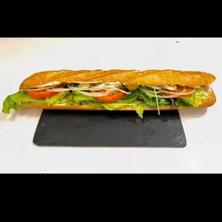Bocadillo De Bacon Con Vegetales Variados