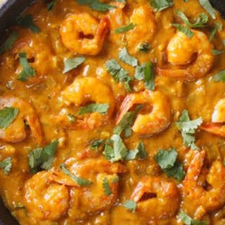 Curry de gambas