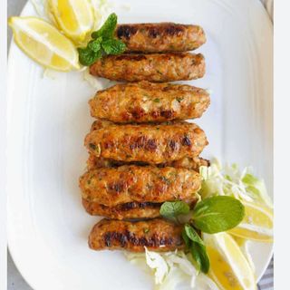 Kebab de pollo seekh