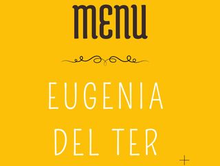 MENU EUGENIA DEL TER