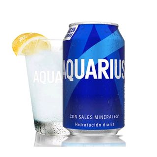 AQUARIUS limón lata 330ml
