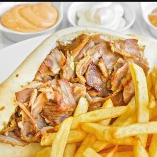 Kebab Solo Carne Con patata (dentro)