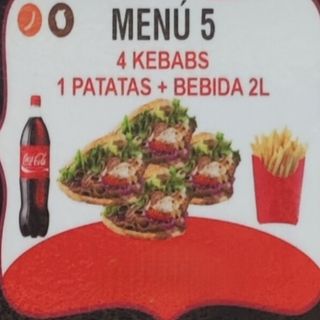Menú 5(4Kebab)