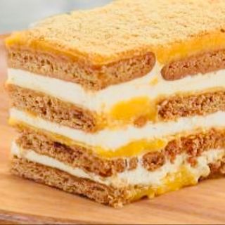 TARTA DE GALLETA Y LECHE CONDENSADA